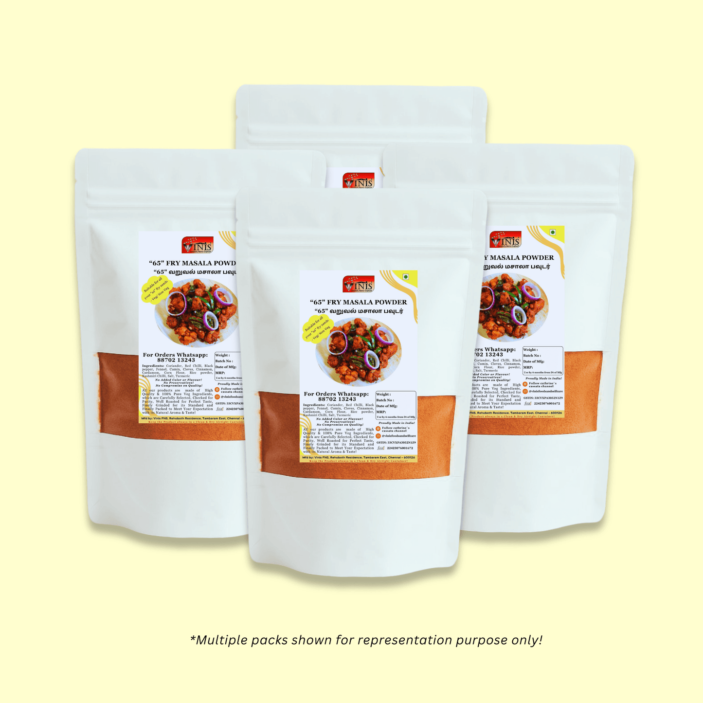 “65” FRY MASALA Powder