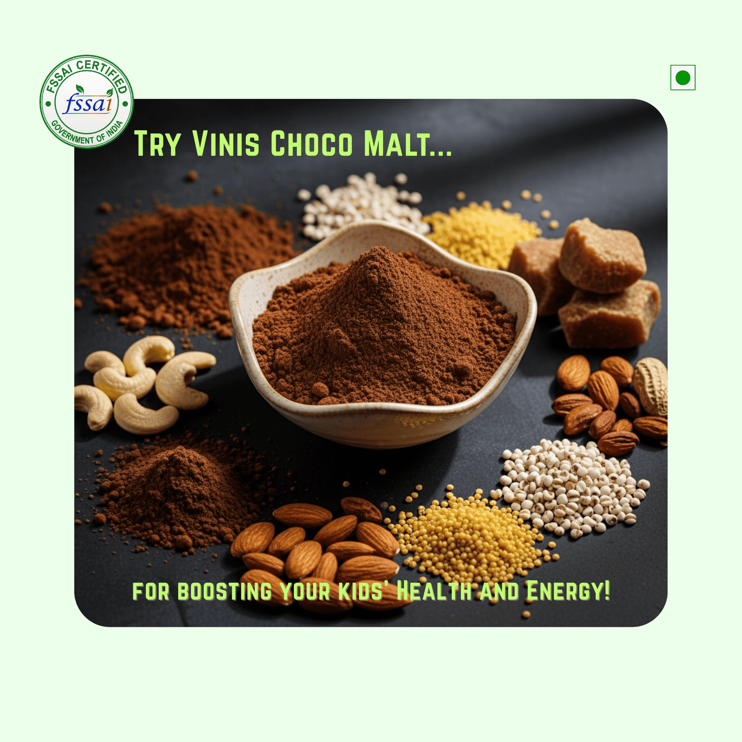 Healthy Choco Malt with Palm Sugar