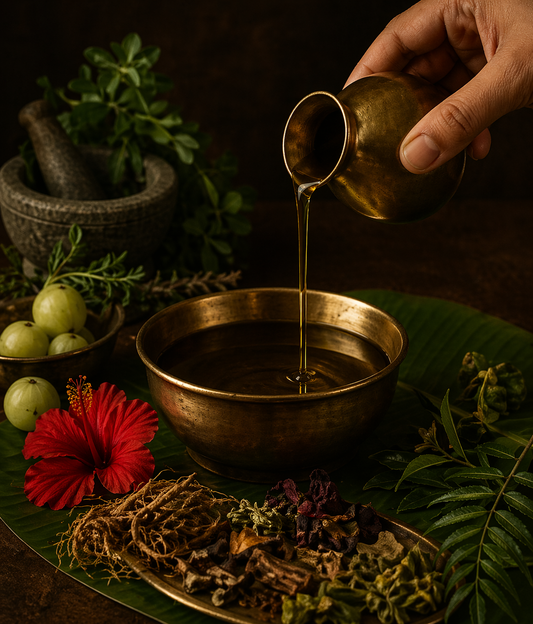 Nourish Naturally with Coconut Oil & Herbal Blend: The Secret to Strong, Healthy Hair