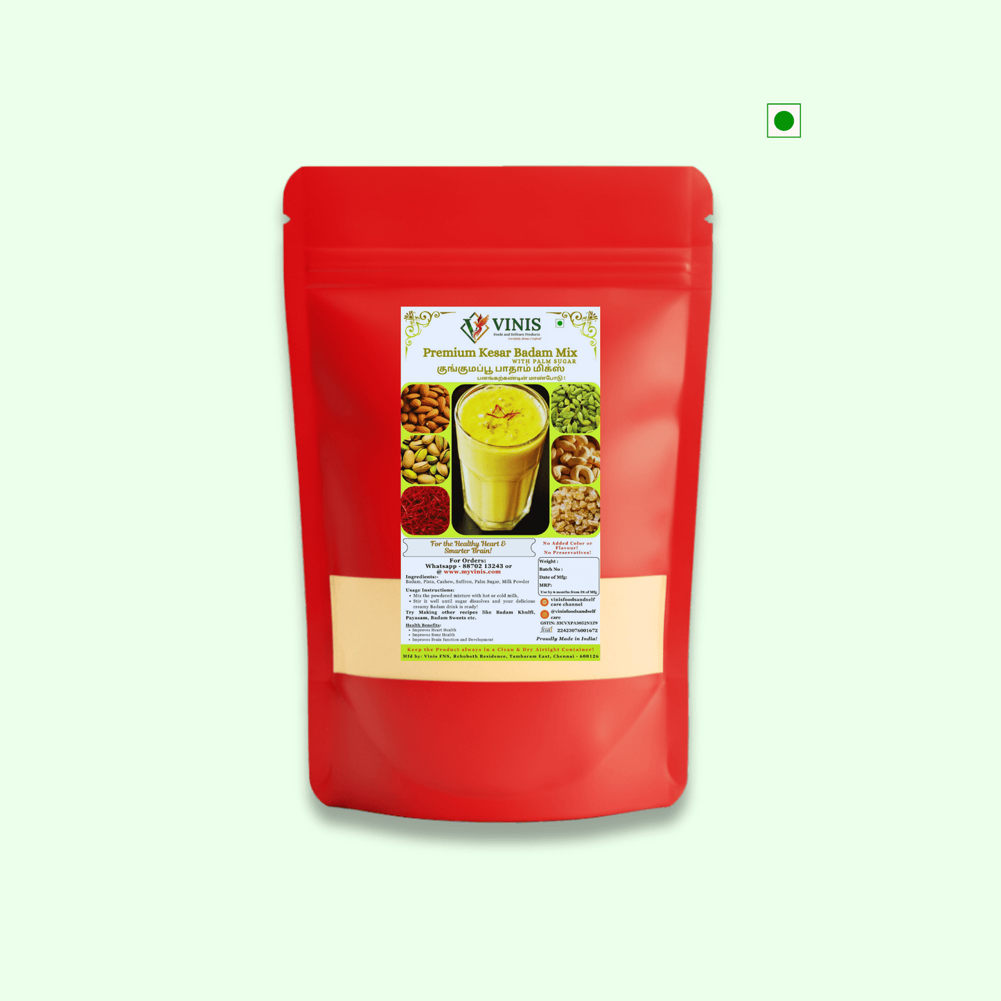 Premium Kesar Badam Mix with Palm Sugar