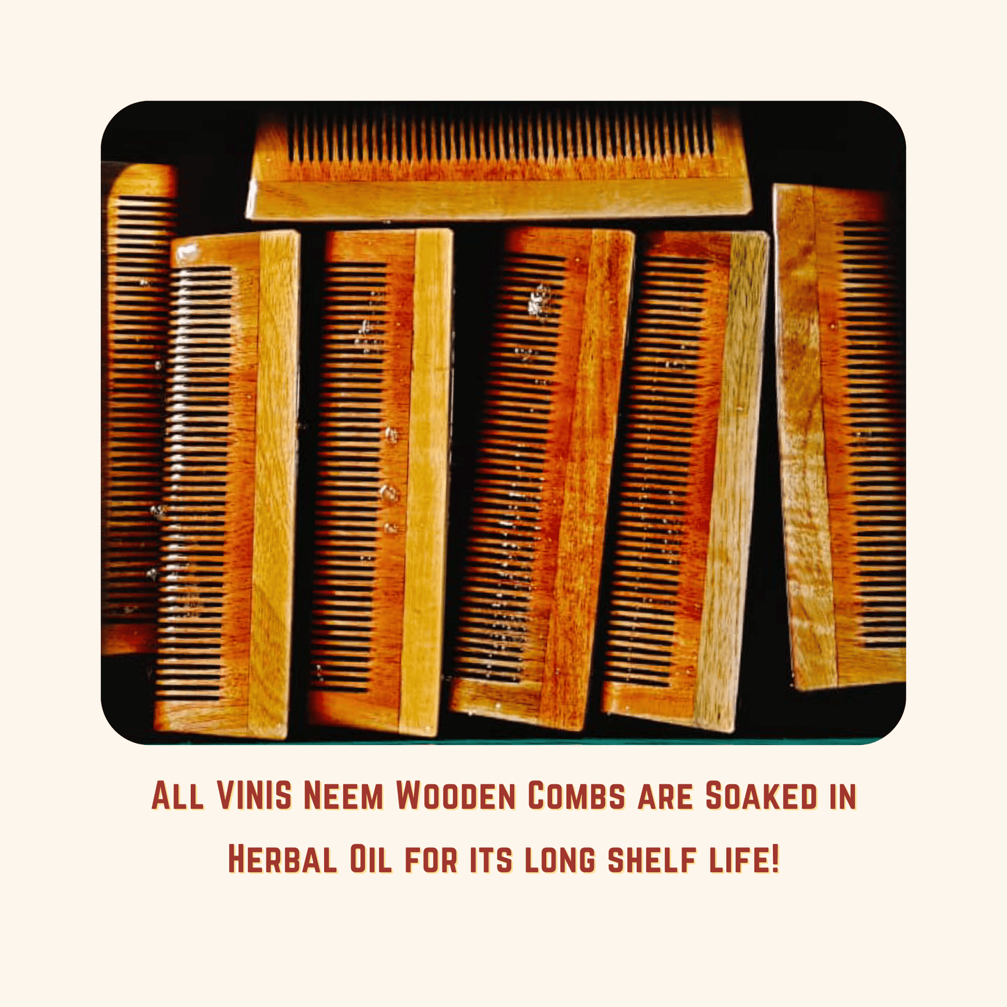 Vinis Neem Wooden Comb