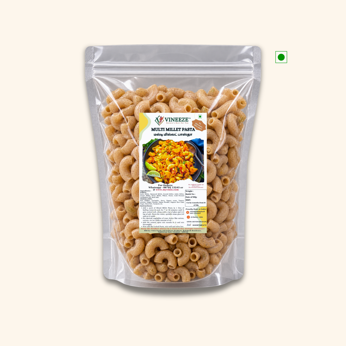 Multi Millet Pasta