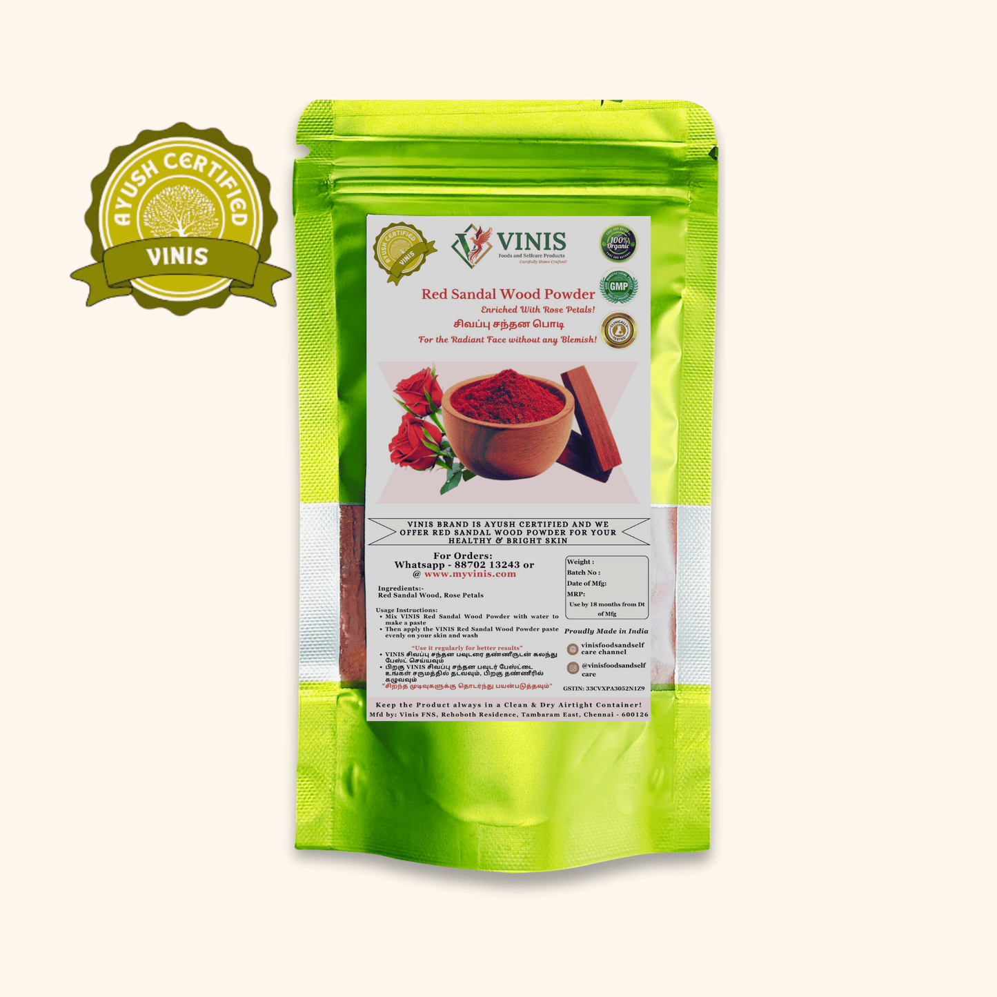Red Sandalwood Powder