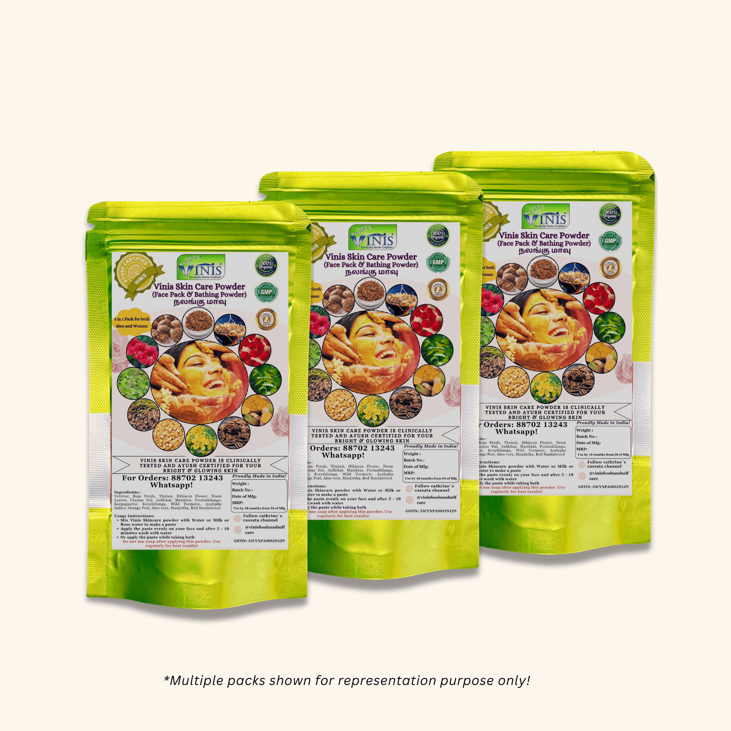 Vinis Skin Care Powder